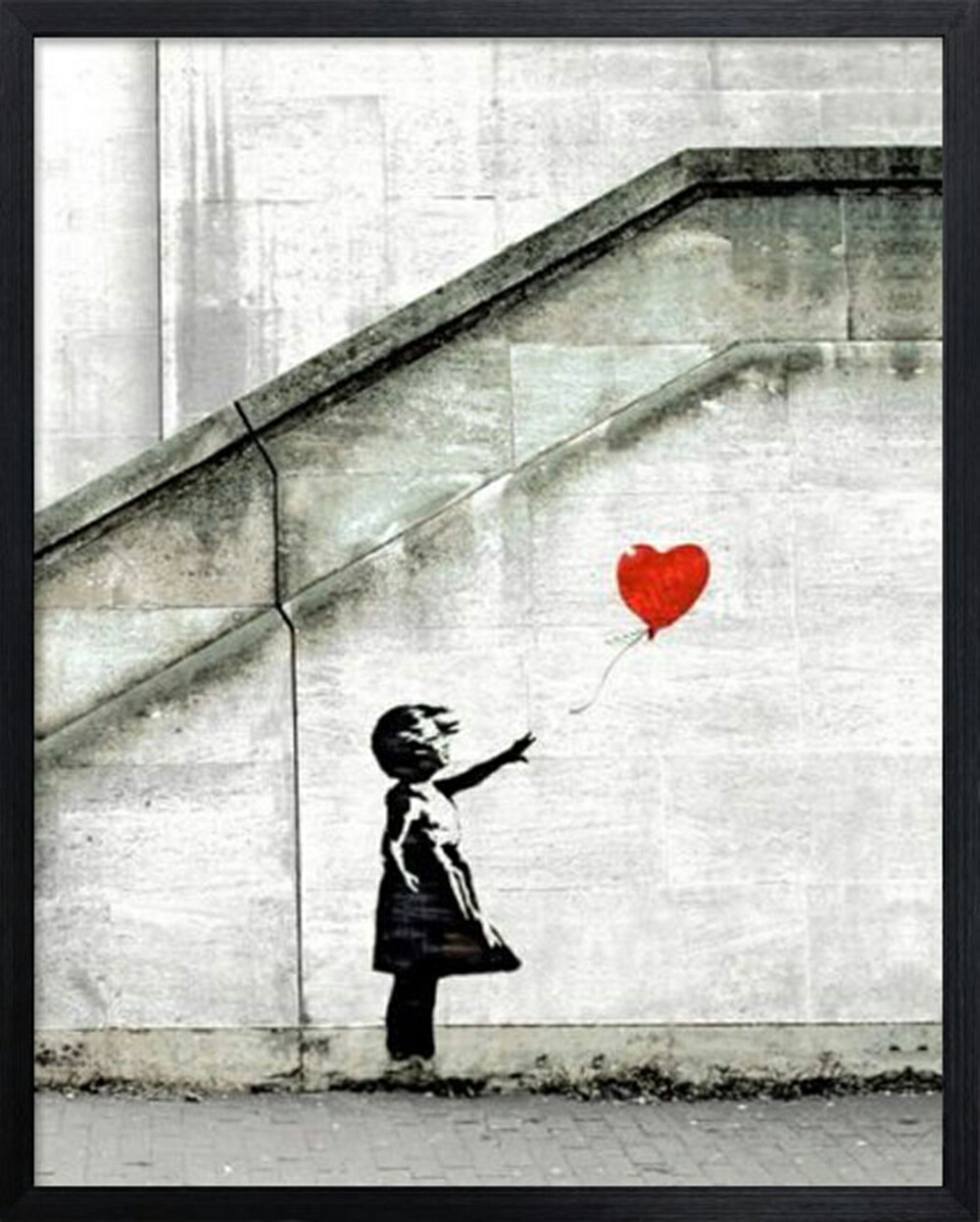 楽天市場】バンクシー 風船と少女 Banksy Red Balloon 絵画 引っ越し
