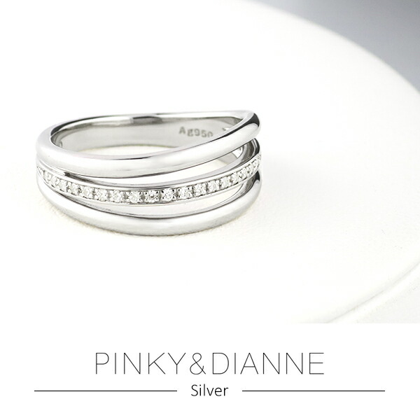 楽天市場】ピンキー&ダイアン 三連風 シルバーリング 8〜14号