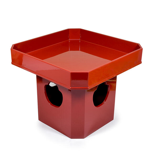 楽天市場】【ポイント10倍 エントリーで】【三宝】朱塗／木製8寸サイズ