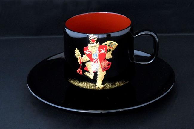 楽天市場】【コーヒーカップ】加古川金箔細工コーヒーカップ『申（さる