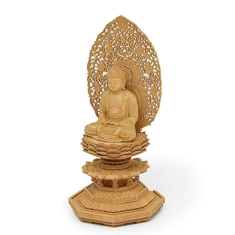 楽天市場】【ポイント10倍 エントリーで】【仏像】木製仏像「釈迦如来