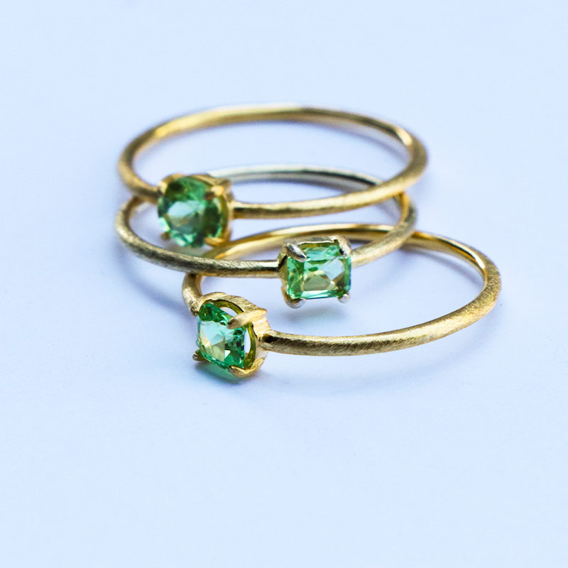 楽天市場】カラーチェンジ ミントガーネット 天然石 指輪 リング