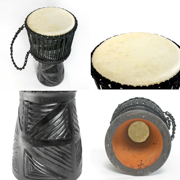 楽天市場】ジャンベ(太鼓) 《H60cm》Bタイプ ヤギ革 マホガニー 太鼓