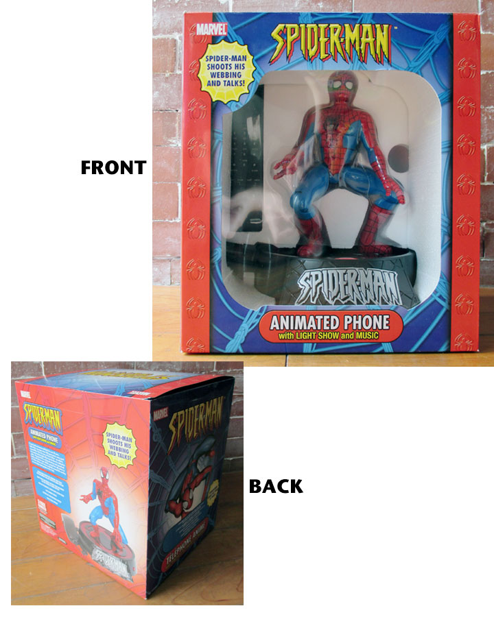 楽天市場】〇【SPIDER-MAN/スパイダーマン】電話機『ANIMATED PHONE