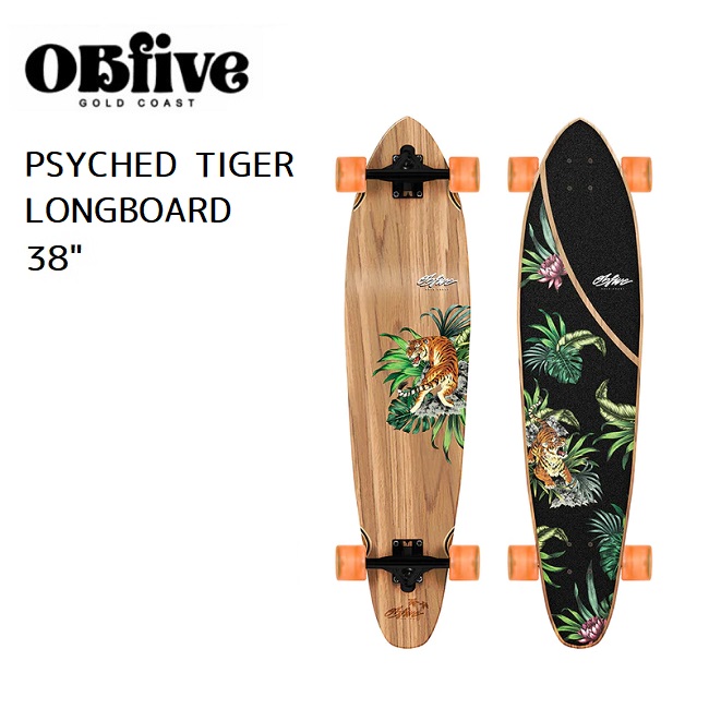 楽天市場】サーフスケート OBFIVE オービーファイブ PSYCHED TIGER