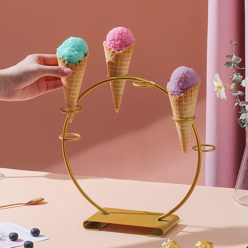 楽天市場】アイスクリーム コーン スタンド ソフトクリーム ホルダー