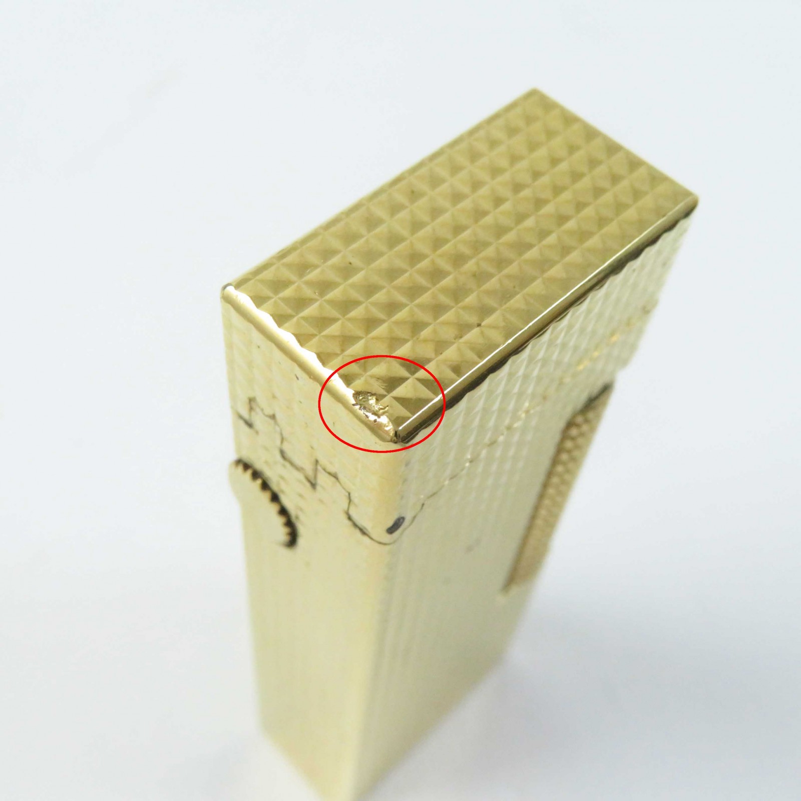 楽天市場】外装良品◎Dunhill ダンヒル ローラー式 スクエア型 ダイヤ