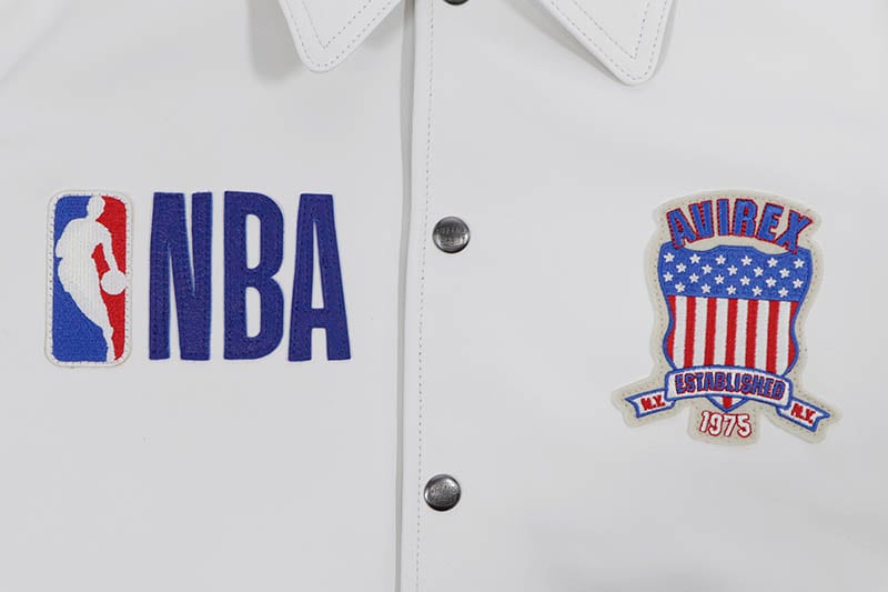 楽天市場】AVIREX NBA ALL TEAM LEATHER JACKET (030:WHITE) 783