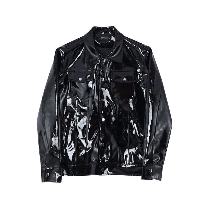 楽天市場】レザージャケット ロック メンズ 韓国 ストリート ブラック