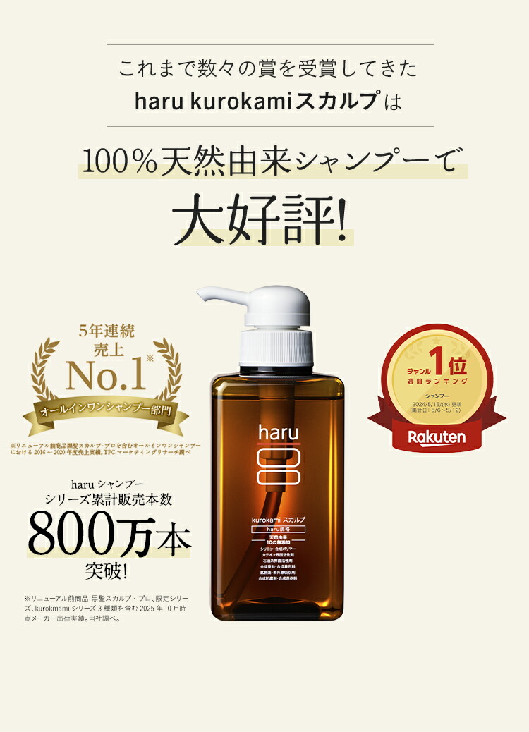 楽天市場】【3/5はP15倍】【haru 公式】ハル｜ haruシャンプー ハル