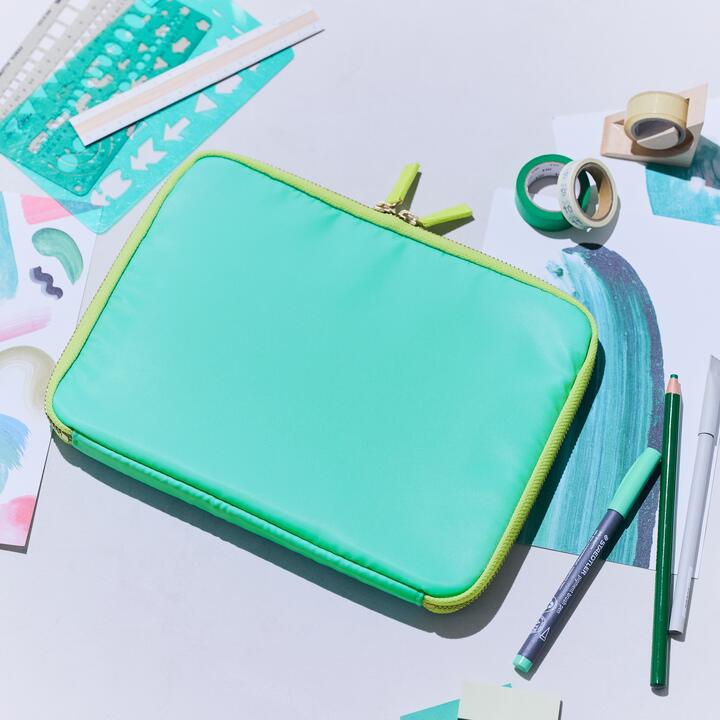 楽天市場】ほぼ日 おおきいひきだしポーチアクアライム : ほぼ日公式