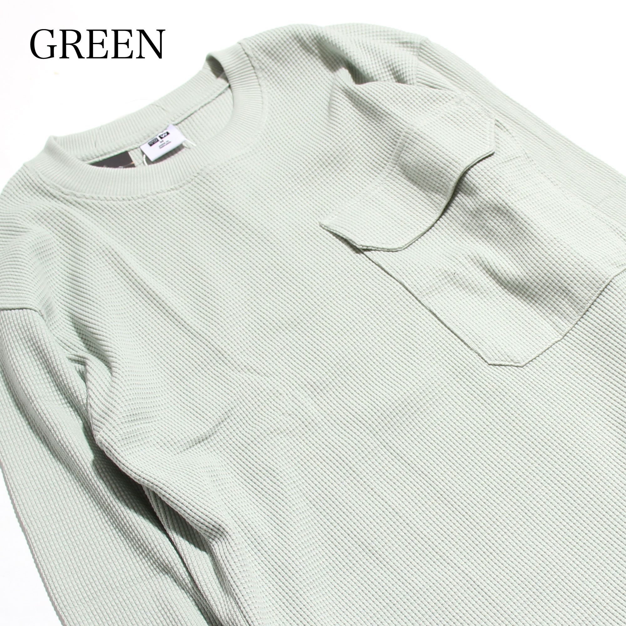 楽天市場】サーマル 長袖 ポケットTシャツ メンズファッション M L XL