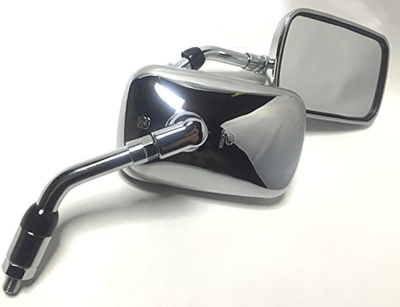 楽天市場】超すり抜けしやすい ショート ミラー 大きめ スクエア 10mm