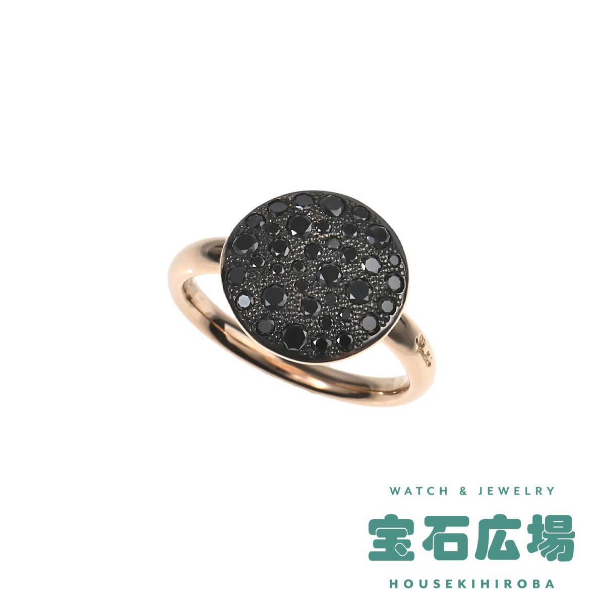 楽天市場】ポメラート Pomellato サッビア（ラウンド） パヴェブラック