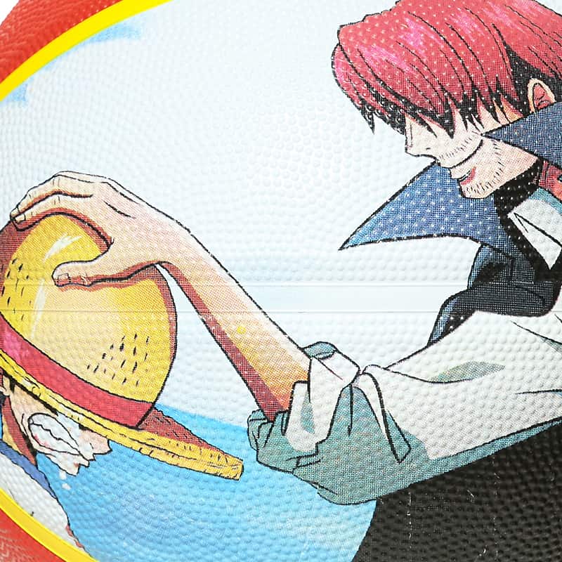 楽天市場】バスケットボール 7号 ONE PIECE ルフィ＆シャンクス レッド