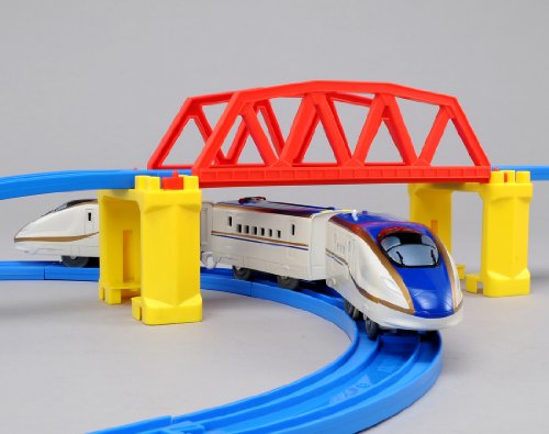 楽天市場】プラレール E7系北陸新幹線かがやき 立体レールセット