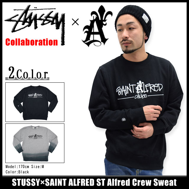 楽天市場】ステューシー STUSSY×SAINT ALFRED ST Alfred Crew