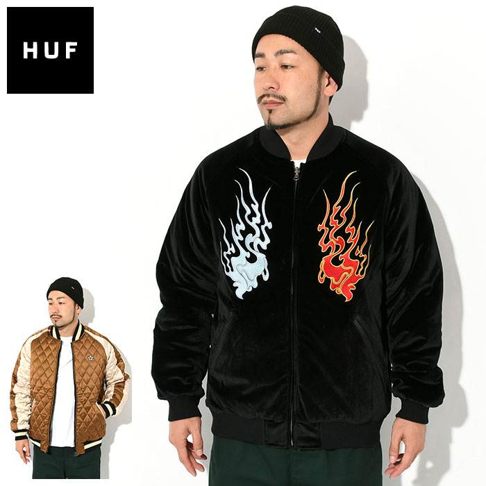 楽天市場】ハフ HUF ジャケット メンズ ディストラクティブ スカジャン