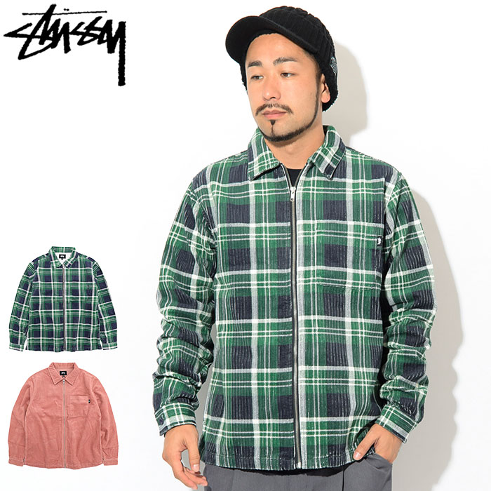 楽天市場】ステューシー STUSSY シャツ 長袖 メンズ Big Wale Cord Zip