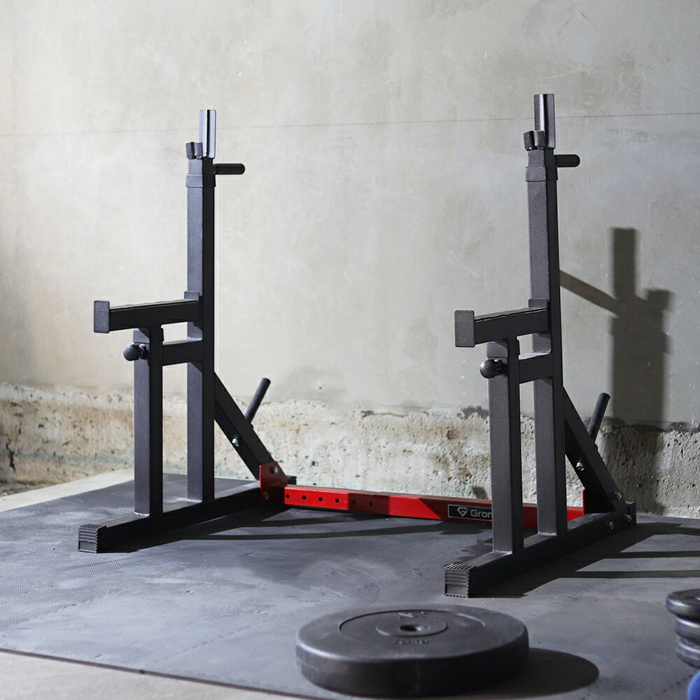 楽天市場】GronG(グロング) バーベル スタンド 筋トレ ベンチプレス