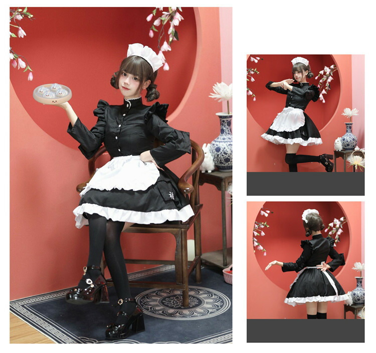 楽天市場】メイド レディース メイド喫茶 メイドカフェ ワンピ