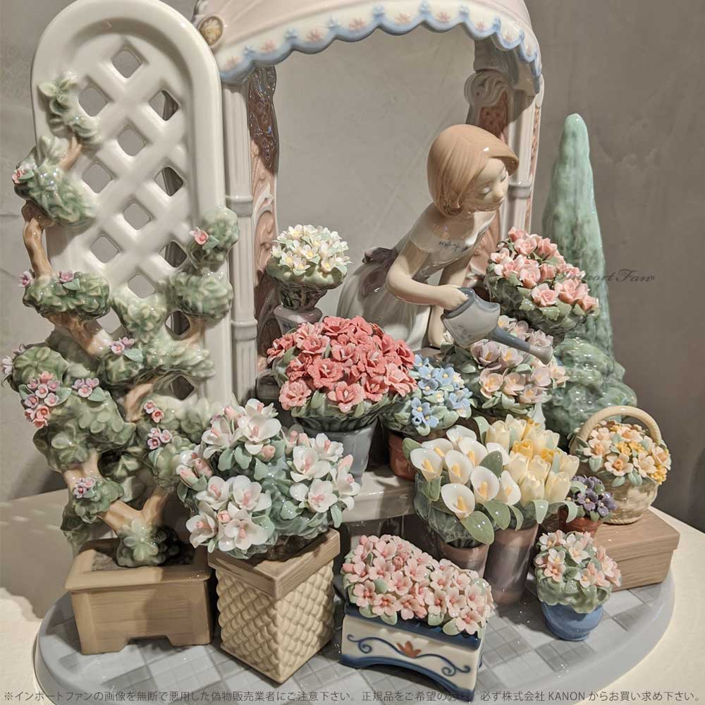 楽天市場】リヤドロ ロマンティックな朝 花 女性 置物 01008250 LLADRO