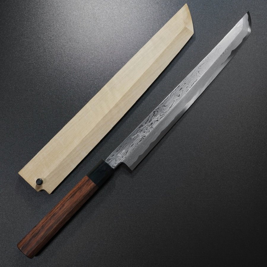 楽天市場】【楽天1位】蛸引 先丸蛸引 270mm 中川打刃物 中川作 青一鋼