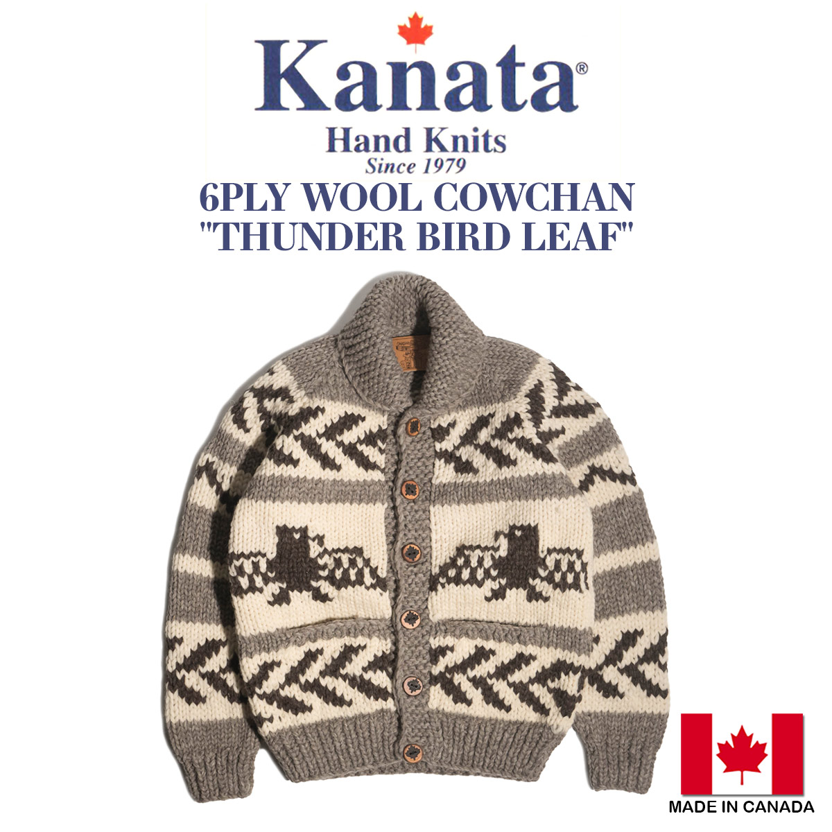 楽天市場】【クーポン配布中】カナタ KANATA カウチンセーター 6プライ