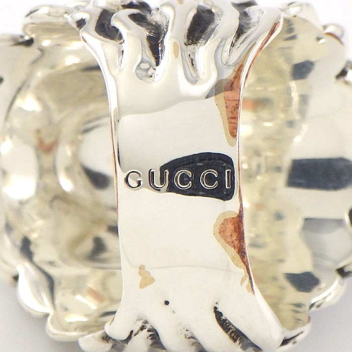楽天市場】グッチ GUCCI リング ライオン ヘッド 402763 J1D50 9074