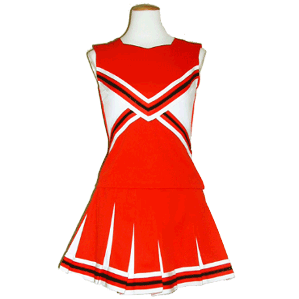 楽天市場】チアリーダー ユニフォーム uni7603orenge☆税込・送料無料