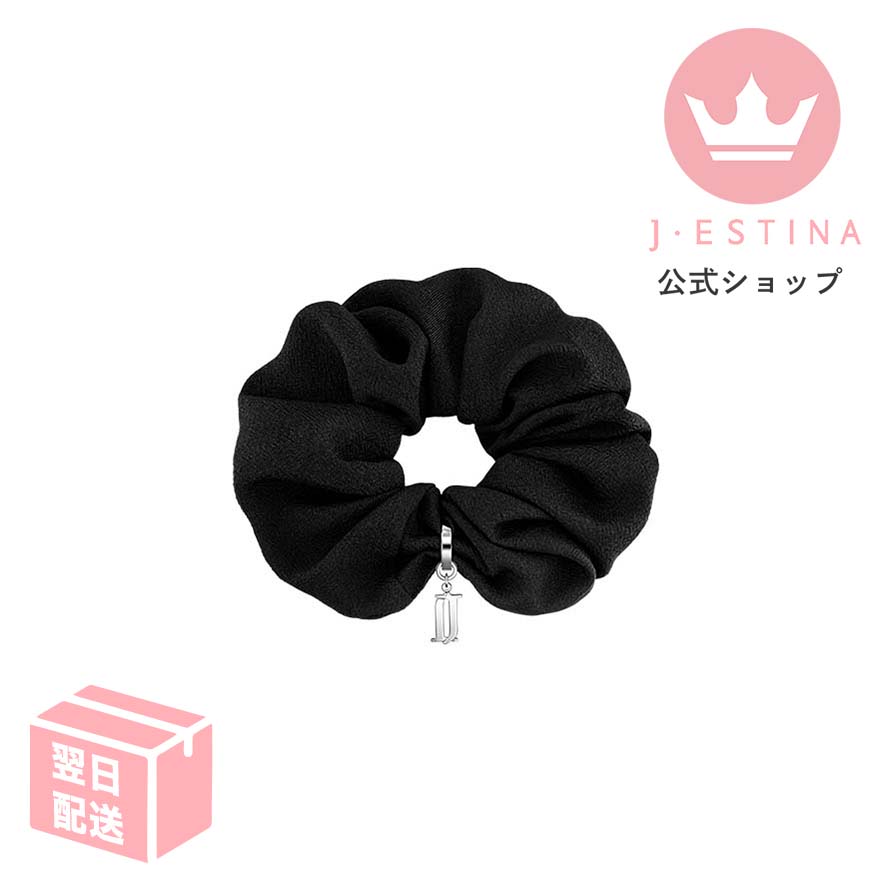 楽天市場】ブランド ロゴ シュシュ BLACK 黒 パーティ お呼ばれ 結婚式