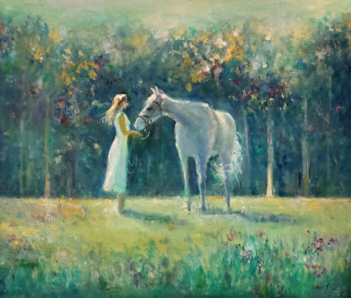 楽天市場】絵画 「White lover白い恋人」 油彩画 油絵 原画 風景画