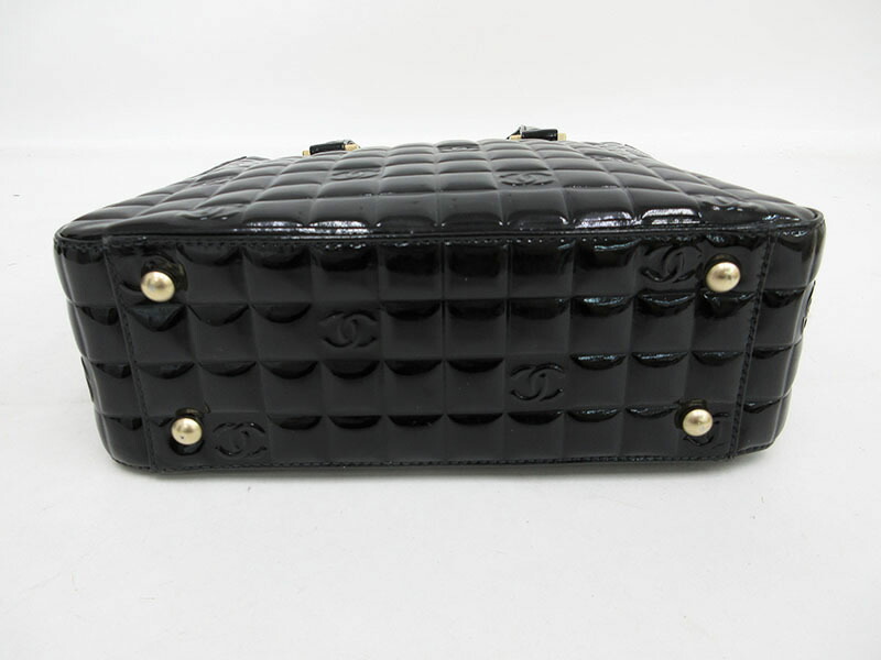 楽天市場】CHANEL(シャネル) チョコバー トートバッグ/ハンドバッグ 黒