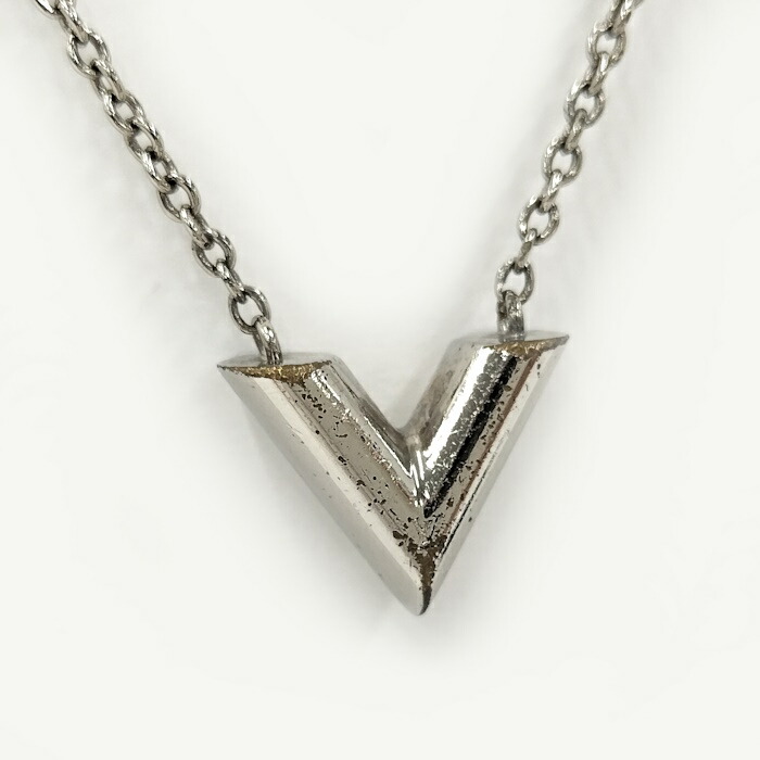 楽天市場】【中古】LOUIS VUITTON エセンシャルV ネックレス メッキ