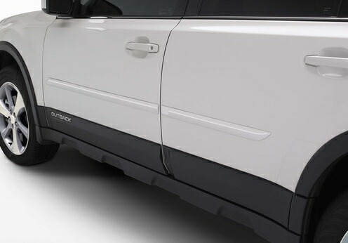 アウトバック ボディサイドモールディング クリスタルホワイト・パール