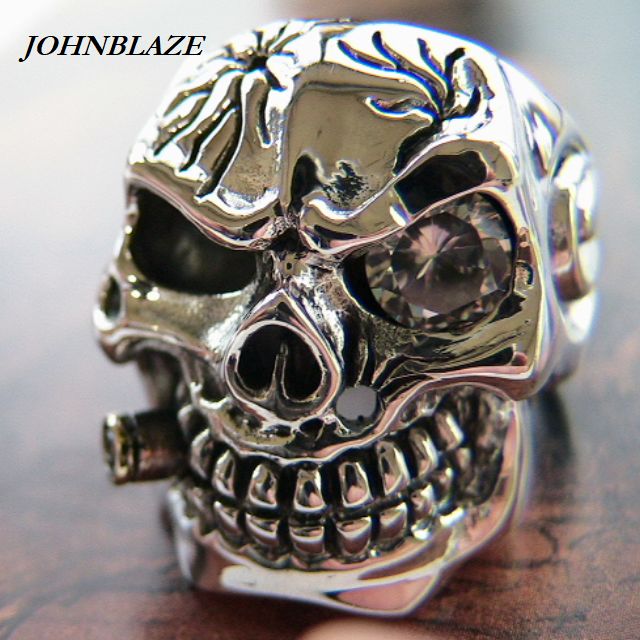 楽天市場】シルバー925製 リング スカル ギャングスター 髑髏 ガイコツ