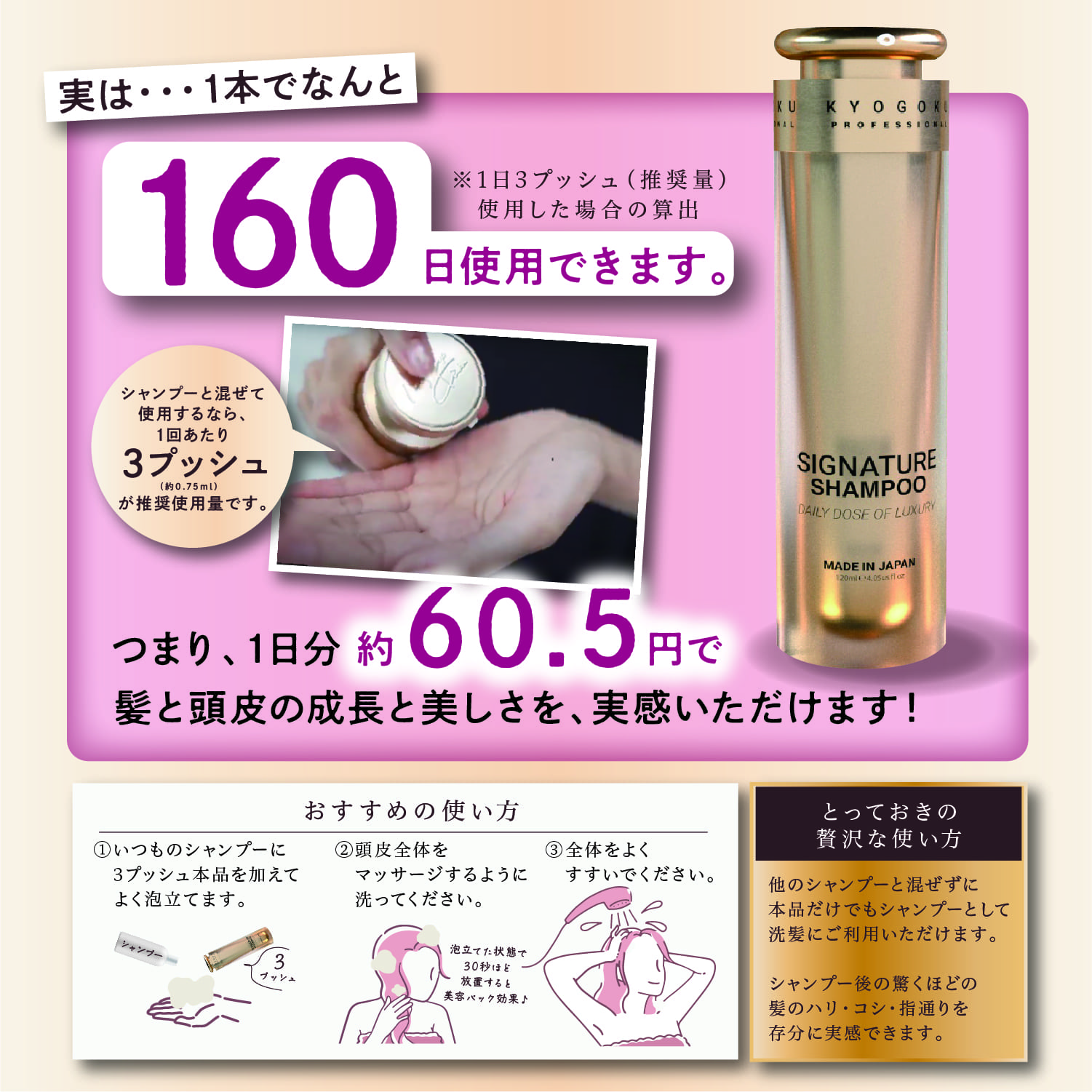 楽天市場】公式 20%OFF 【 KYOGOKU シグネチャーシャンプー