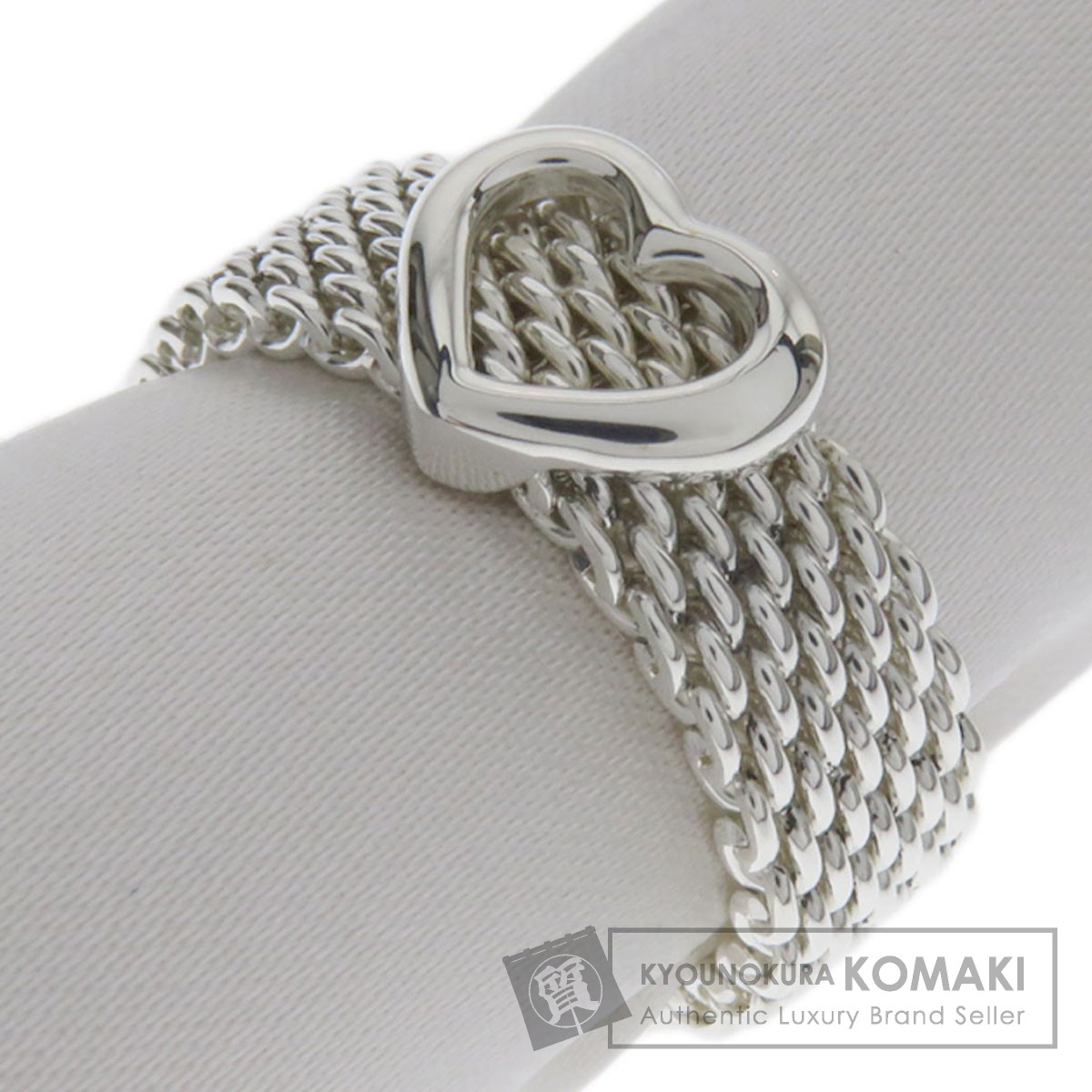 楽天市場】ティファニー サマセットハート メッシュ リング・指輪