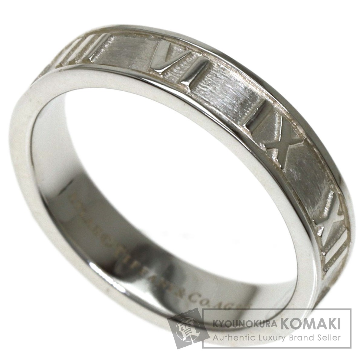 楽天市場】ティファニー アトラス ナロー リング・指輪 シルバー