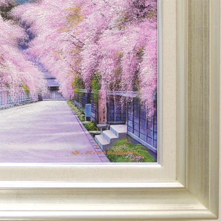 楽天市場】絵画 油絵 角館の桜 F20号 （木村由記夫） 送料無料 【肉筆