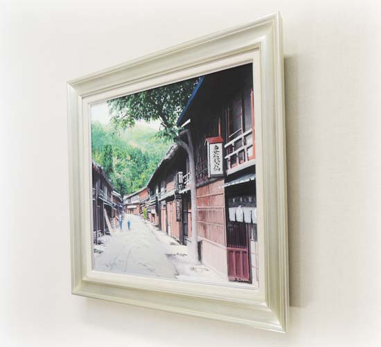楽天市場】絵画 油絵 妻籠宿 F20号 （澤井進） 送料無料 【肉筆