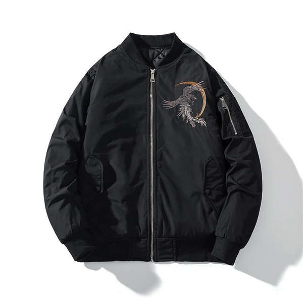 楽天市場】スカジャン メンズ 刺繍 ジャケット ブルゾン 花柄 鳳凰