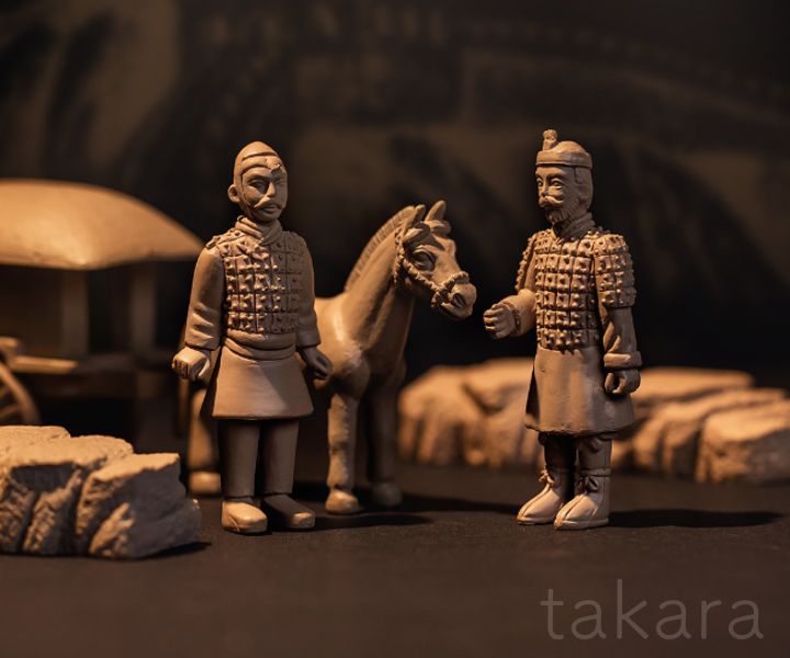 楽天市場】兵馬俑 9点セット 人形 人物 中国歴史 テラリウム