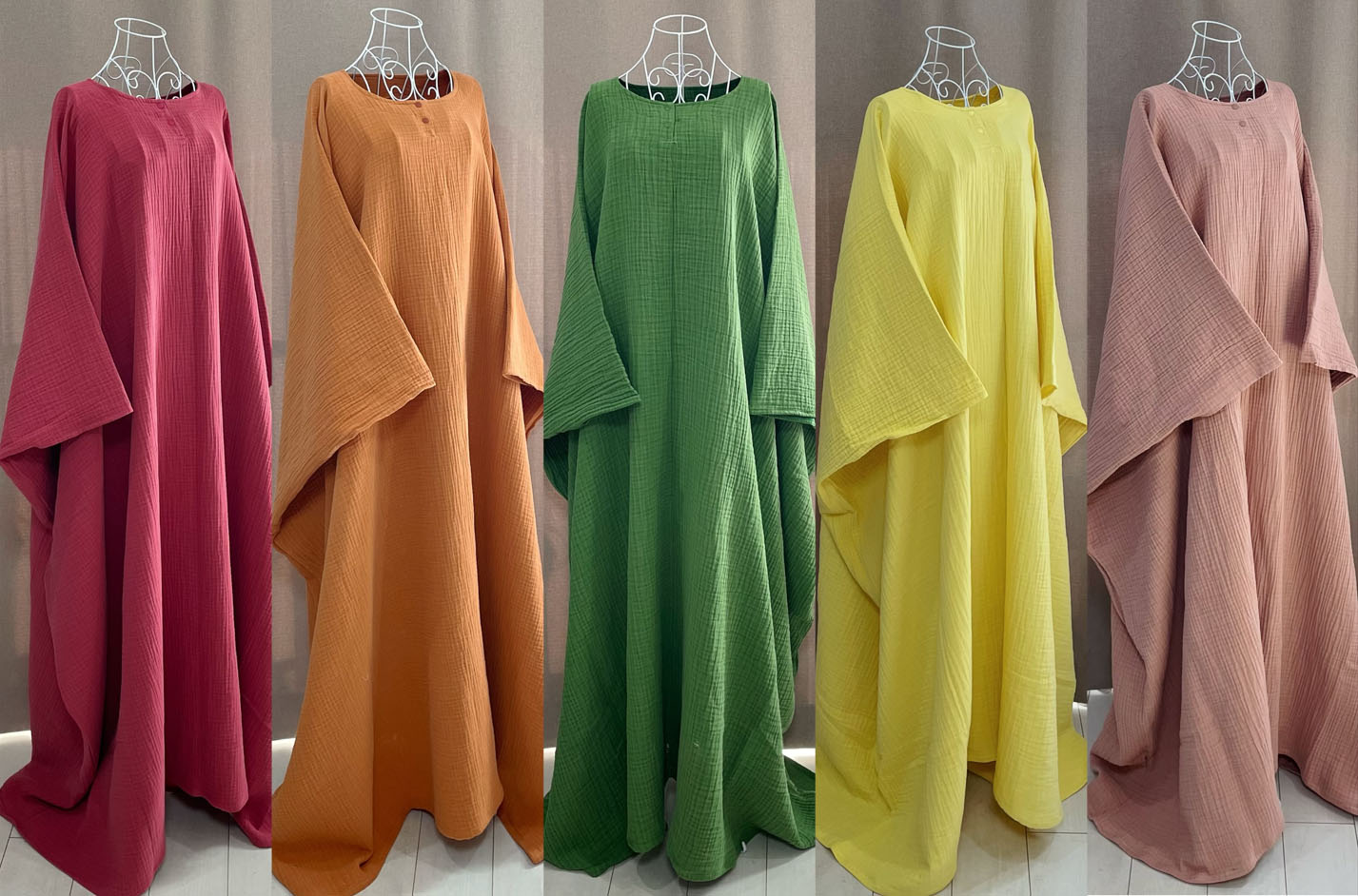 楽天市場】コットン100％、100％綿のよもぎ蒸しマント2枚