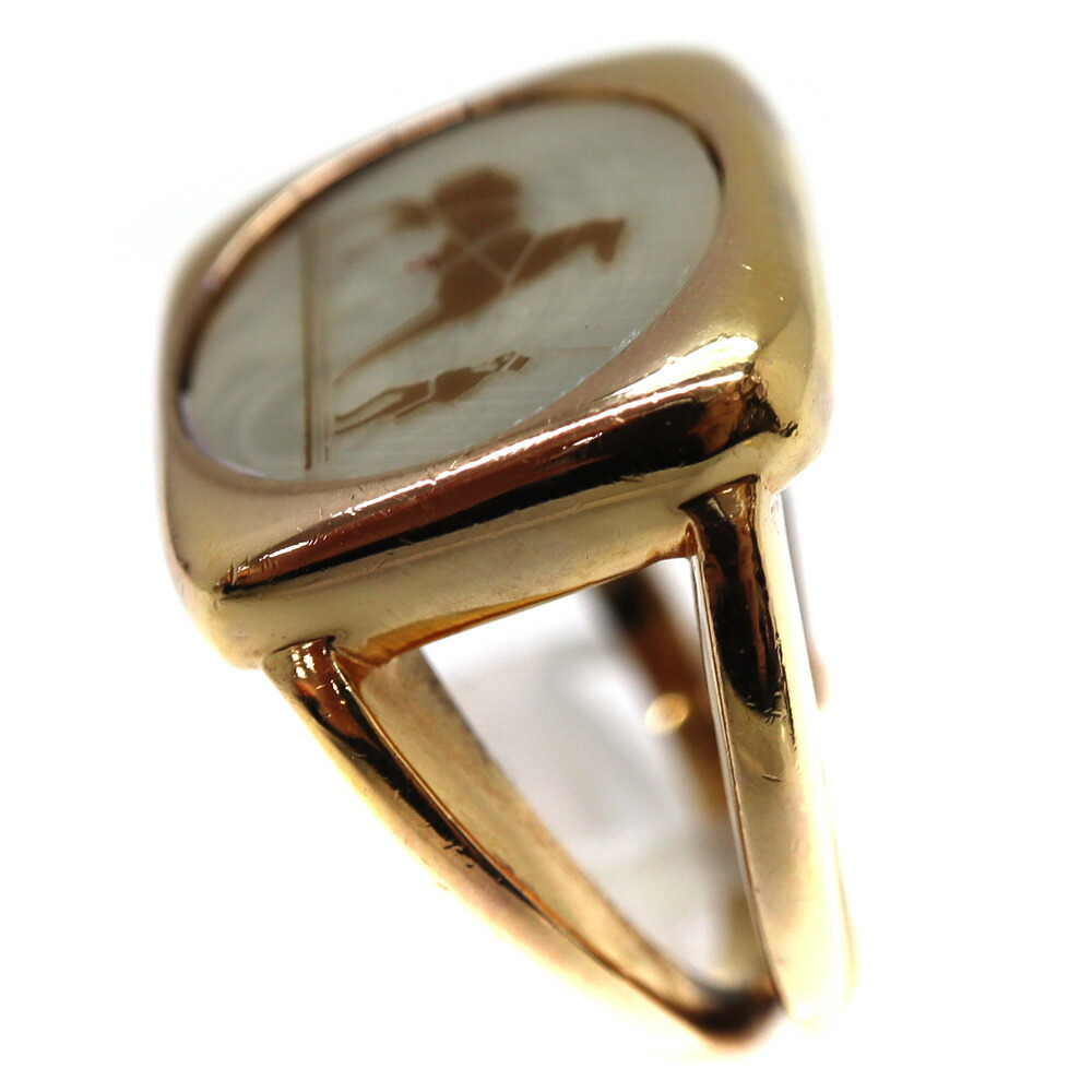 楽天市場】エルメス Hermes コロゾリング 指輪 金属素材 ゴールド