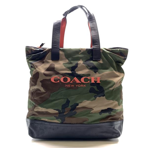 楽天市場】COACH コーチ F71758 ナイロン トートバッグ ショルダー