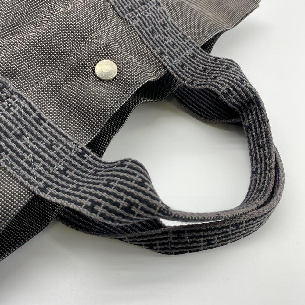 楽天市場】HERMES エルメス エールライントートMM ナイロンキャンバス