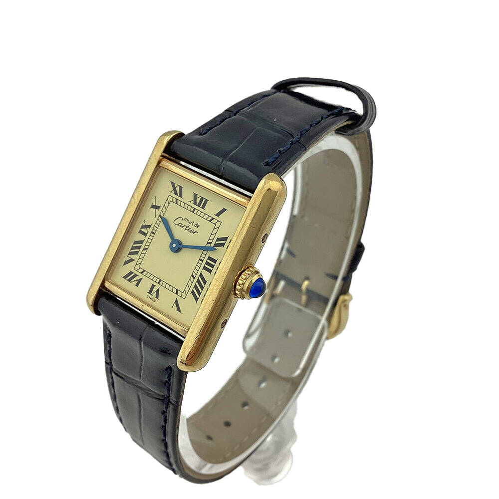 楽天市場】K CARTIER マストタンクヴェルメイユSM ゴールドメッキ