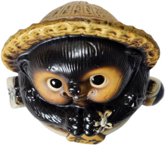 楽天市場】風水狸 （黒） 大 厄除け（たぬき・信楽焼き・インテリア