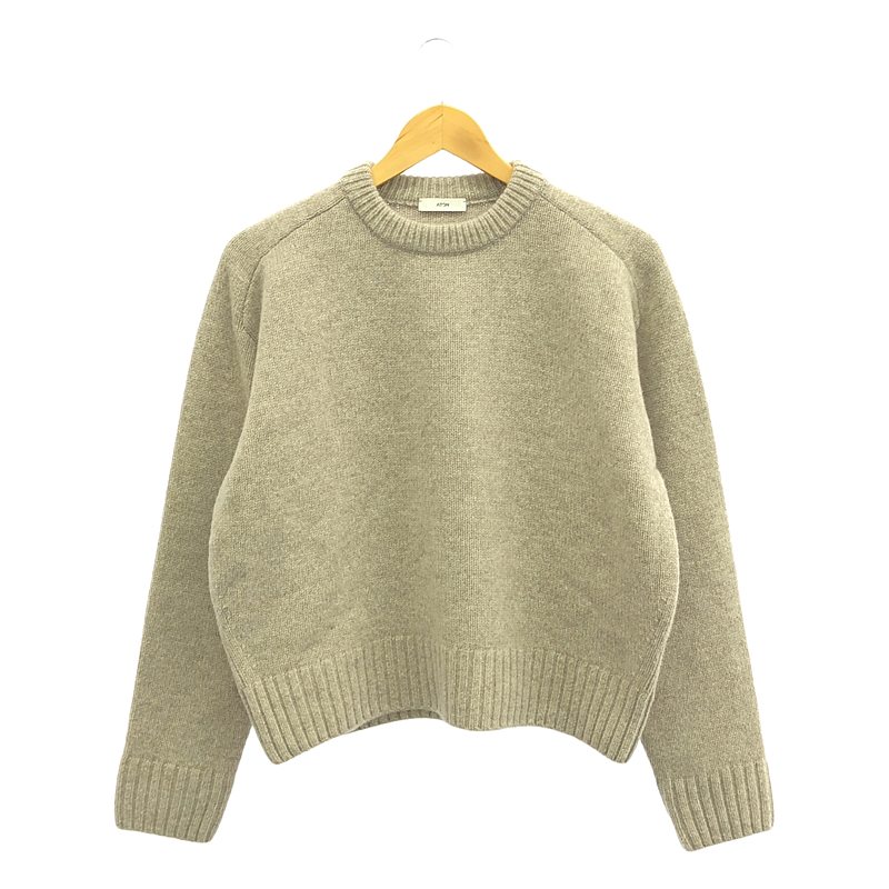 楽天市場】ATON / エイトン | ウールシルクカシミヤ クルーネック